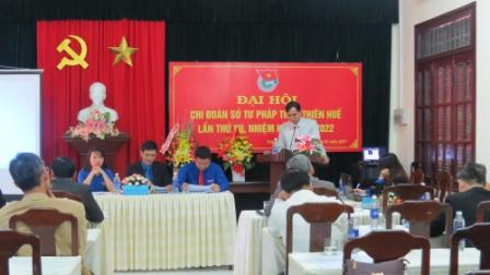 Chi đoàn Sở Tư pháp tổ chức thành công Đại hội Chi đoàn lần thứ VII, nhiệm kỳ 2017 – 2022